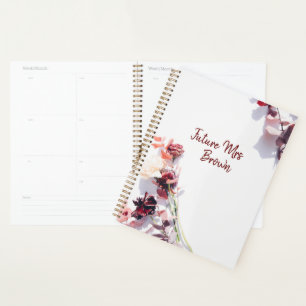 Floral white wedding Planner