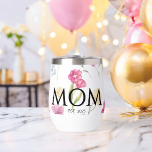 Floral Wildflower New Mom Gift Mom Established
