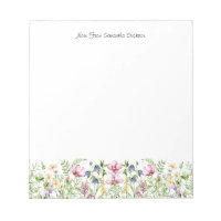 Floral Wildflowers Personalized Name & Message