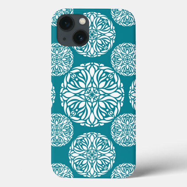 Floral winter snowflake Case-Mate iPhone case (Back)