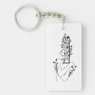 FLORAL WOMEN KEYCHAIN