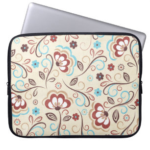 Floral Wonders Laptop Sleeve Protective Case