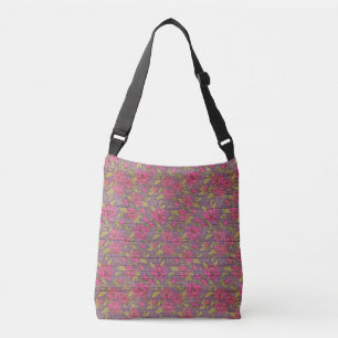 Floral Wood Modern Popular Elegant Crossbody Bag
