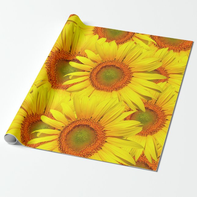 Floral Wrapping Paper (Unrolled)