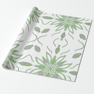 Floral wrapping paper