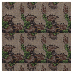 Floral Wrapping Paper African Wax Vintage Fabric