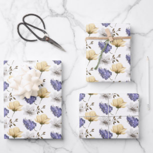 Floral Wrapping Paper Sheets