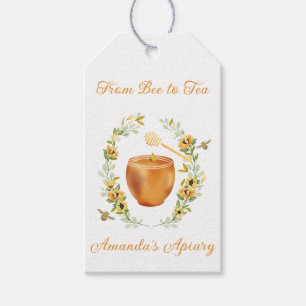 Floral Wreath and Honey Pot Bee Gift Tags