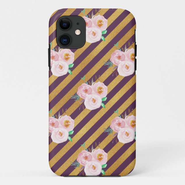 Floral Wreath Decal Case-Mate iPhone Case (Back)