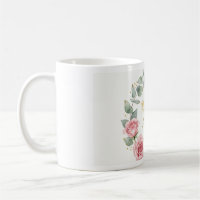 Floral Wreath Gold Foil Sticker Set | Blush Pink R