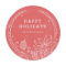 Floral Wreath Holiday Card - Holly