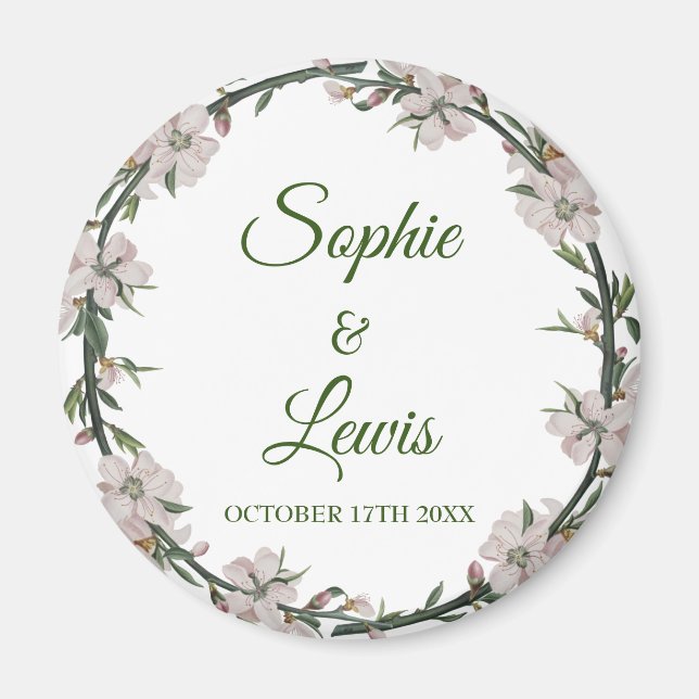 Floral Wreath Magnet (Front)