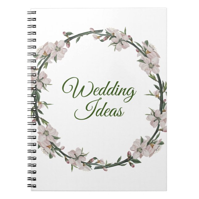 Floral wreath notebook (Front)