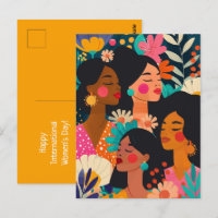 Floral Yellow International Women's Day