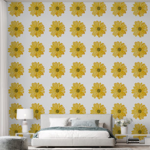 Floral Yellow Watercolor Simple Wallpaper