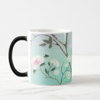 floralBlack/blanc à la mode tasse Morphing de 325