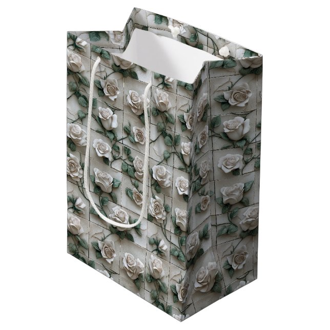 Florale 3D ceramic tiles 135/144 Medium Gift Bag (Front Angled)
