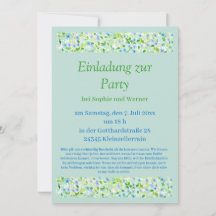Florale Party in soft pastel tones