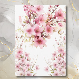 FLORALE POUR ALLER AVEC FAIRE-PART DE MARIAGE VELL