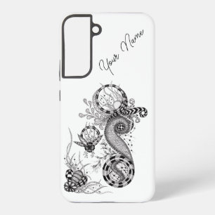 Florale Tangle drawing Samsung Galaxy Case