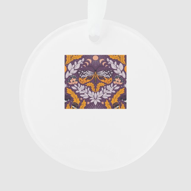 Florales de papillons Whimsigoth - Violet, Lavande (devant)