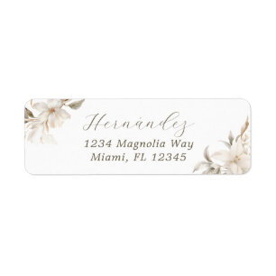 Florales d'hiver en argent blanc Quinceañera