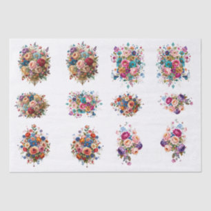Florals & Butterflies Tissue Paper