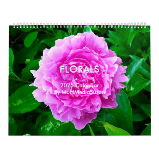 Florals by MultiMediaSusan 2025 Calendar