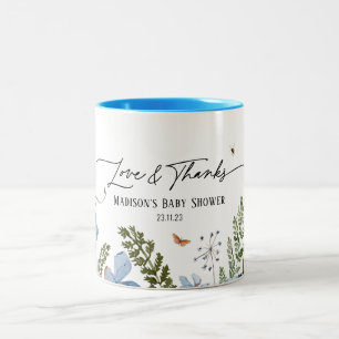 Florals Customisable Baby Shower Party Favour Mug