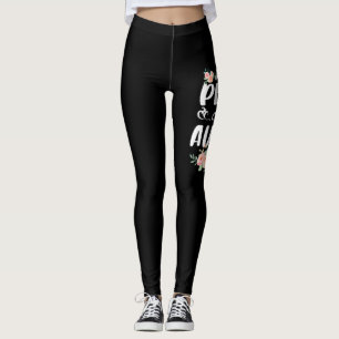 Florals My Favourite People Call Me Auntie Leggings