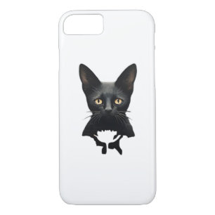 Florals Whimsigoth Gothic Style Kitty And Poppies  Case-Mate iPhone Case
