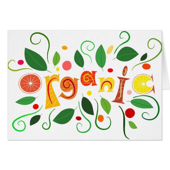 Floramentina - organic art card