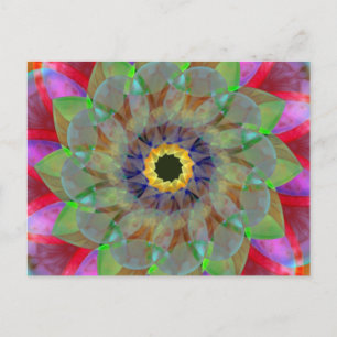 Floramoeba Gold Postcard