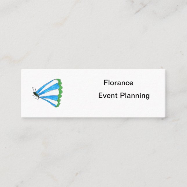 Florance Mini Business Card (Front)