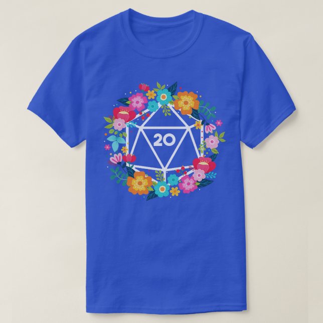 Flordal D20 Dice T-Shirt (Design Front)