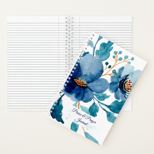 Flore bleue Journal de louanges et de prières (À l'intérieur)