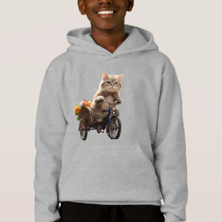 Flore : Chat adorable sur un Rickshaw à vélo - Ki