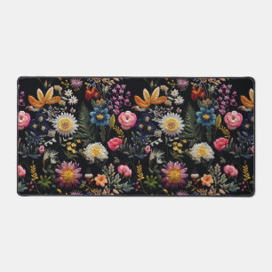 Flore de Cottagecore foncé Mousepad