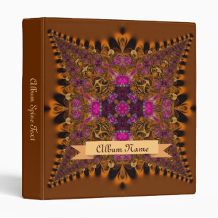 Flore fractale Coeurs Album Classeur