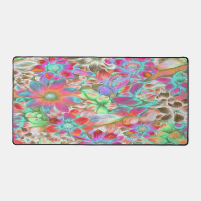 Flore inverse - Mat de bureau (Recto)