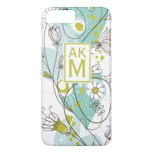 Flore lunatique Monogram iPhone 7 Plus Coque