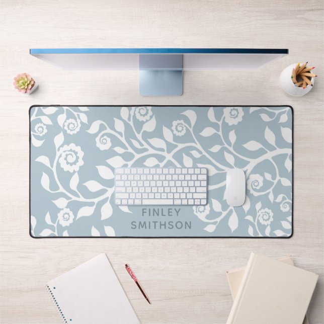 Flore Modèle Élégant Classé Dusty Blue (Bureau 1)