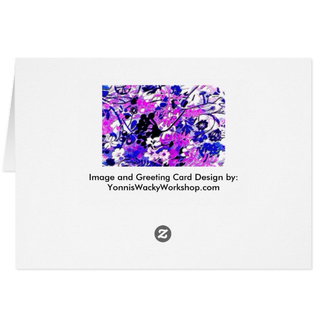 Flore rétro Wacky (Dos Horizontal)