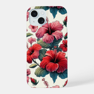 Flore rouge de l'Hibiscus
