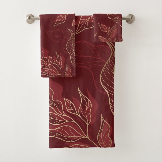 Flore rouge or (En situation)