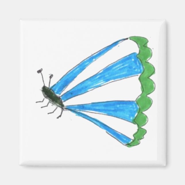 Florence 5.1 Cm Square Magnet (Front)