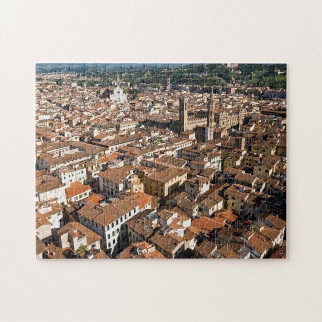 Florence aerial view - Tuscany, Italy Jigsaw Puzzle (Horizontal)