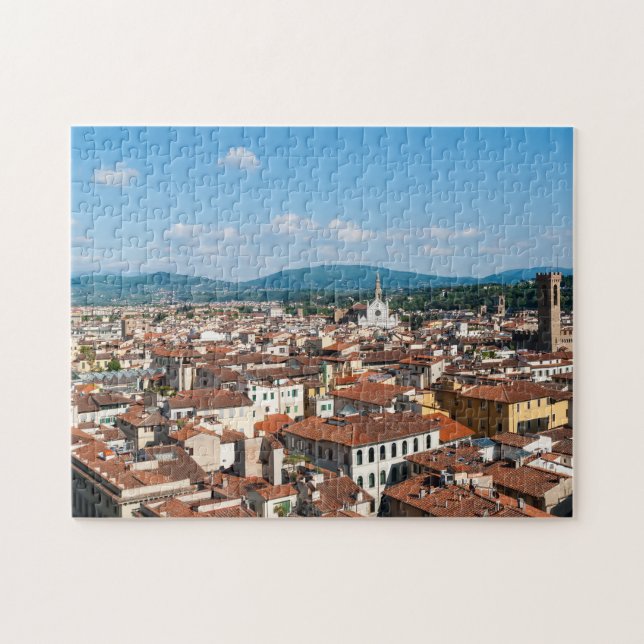 Florence aerial view - Tuscany, Italy Jigsaw Puzzle (Horizontal)