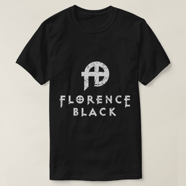 Florence black Classic T-Shirt (Design Front)