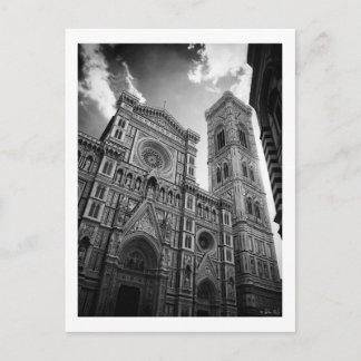 Florence Cathedral, Black & White Postcard